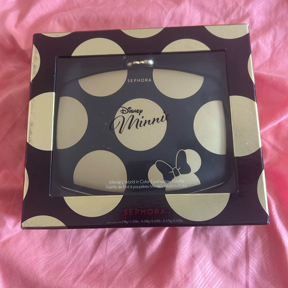 Sephora Disney Minnie Gold and Black Eyeshadow Palette